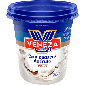 IOGURTE INTEGRAL VENEZA 450G PEDACOS COCO